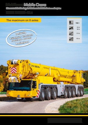 Univerzální terénní jeřáby Liebherr LTM 1650-8.1