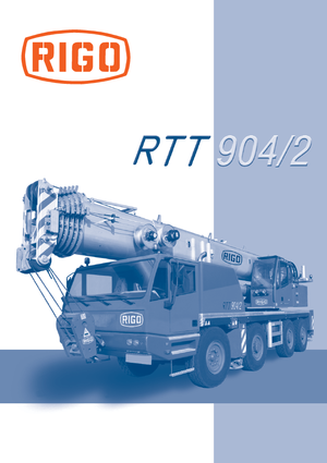 Univerzální terénní jeřáby RIGO RTT 904/2