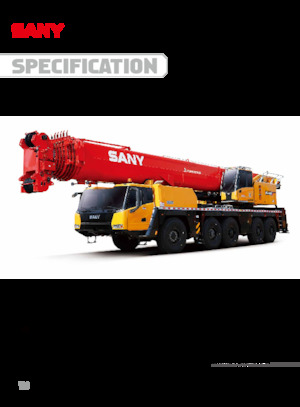 Univerzální terénní jeřáby Sany SAC2500C8-8
