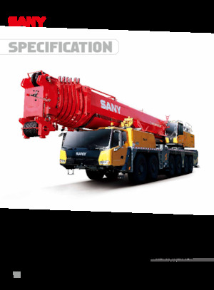 Univerzální terénní jeřáby Sany SAC6000C8-8