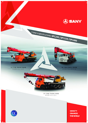 Univerzální terénní jeřáby Sany SPC400