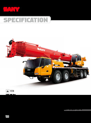Univerzální terénní jeřáby Sany STC1200T7