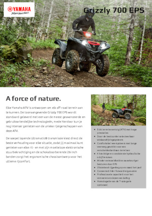 Čtyřkolky Yamaha GRIZZLY 700 EPS