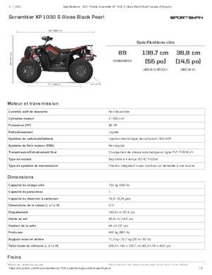 Čtyřkolky Polaris Scrambler XP 1000 S