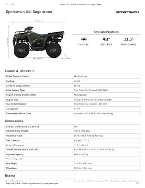 Čtyřkolky Polaris Sportsman 570