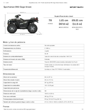 Čtyřkolky Polaris Sportsman 850
