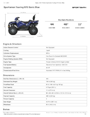 Čtyřkolky Polaris Sportsman touring 570