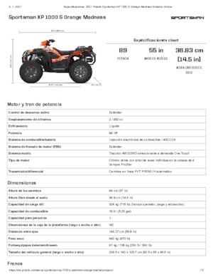 Čtyřkolky Polaris Sportsman XP 1000 S