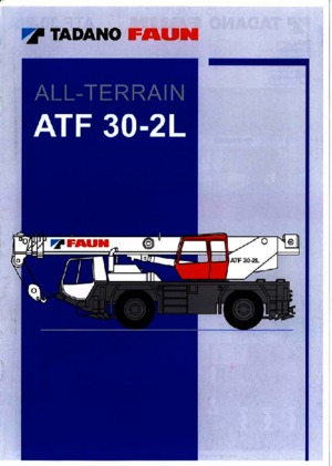 Univerzální terénní jeřáby Tadano ATF 30-2 L (4x4x4)
