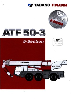 Univerzální terénní jeřáby Tadano ATF  50-3-5 S (4x4)
