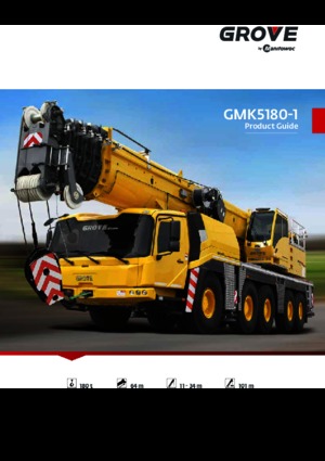 Univerzální terénní jeřáby Grove GMK5180-1