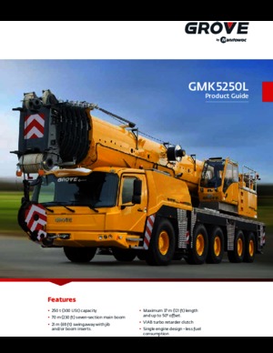 Univerzální terénní jeřáby Grove GMK5250L