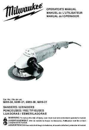 Úhlové brusky Milwaukee 6089-31