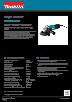 Úhlové brusky Makita 9558HNR