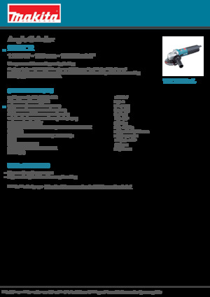 Úhlové brusky Makita 9561CR