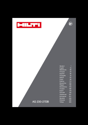 Úhlové brusky Hilti AG 230-27DB