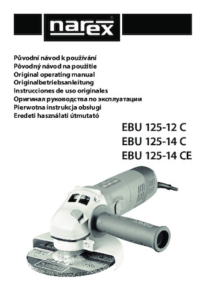 Úhlové brusky Narex EBU 125-14 CE