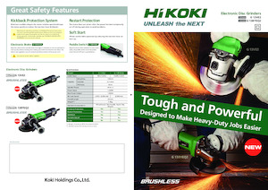 Úhlové brusky HiKOKI G13BYEQ2