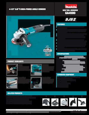 Úhlové brusky Makita GA4590