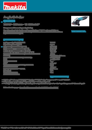 Úhlové brusky Makita GA5030