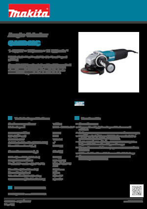 Úhlové brusky Makita GA5040C