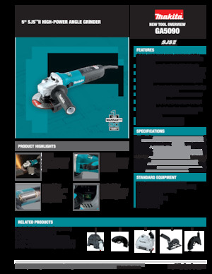 Úhlové brusky Makita GA5090