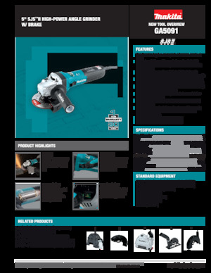 Úhlové brusky Makita GA5091