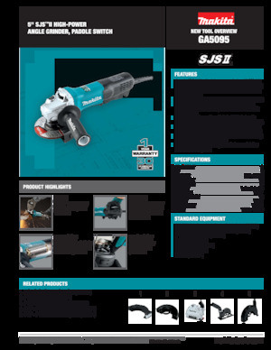 Úhlové brusky Makita GA5095