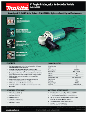 Úhlové brusky Makita GA7060 