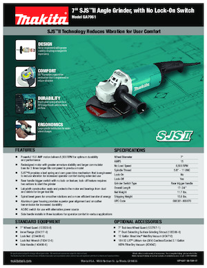 Úhlové brusky Makita GA7061 