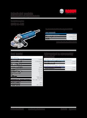 Úhlové brusky Bosch GWS 11-125