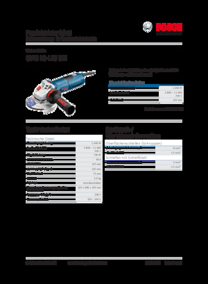 Úhlové brusky Bosch GWS 13-125 CIE