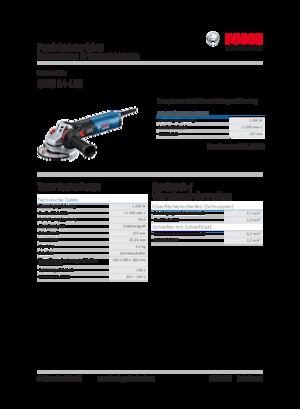 Úhlové brusky Bosch GWS 14-125
