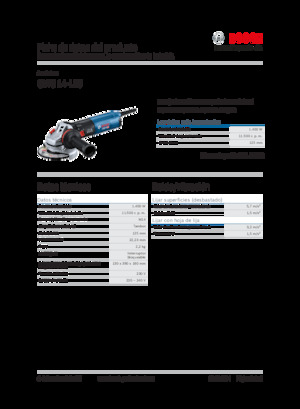 Úhlové brusky Bosch GWS 14-125