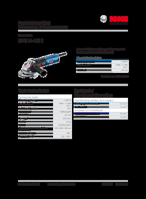 Úhlové brusky Bosch GWS 14-125 S