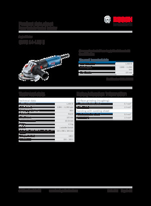 Úhlové brusky Bosch GWS 14-125 S
