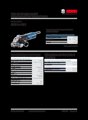 Úhlové brusky Bosch GWS 14-125 S