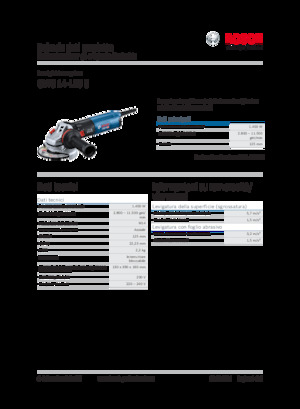 Úhlové brusky Bosch GWS 14-125 S