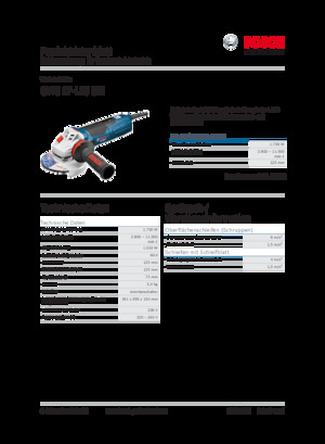Úhlové brusky Bosch GWS 17-125 CIE