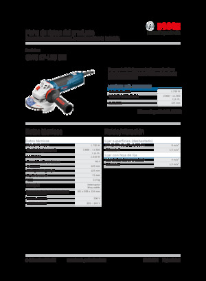 Úhlové brusky Bosch GWS 17-125 CIE