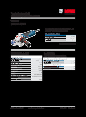 Úhlové brusky Bosch GWS 17-150 C