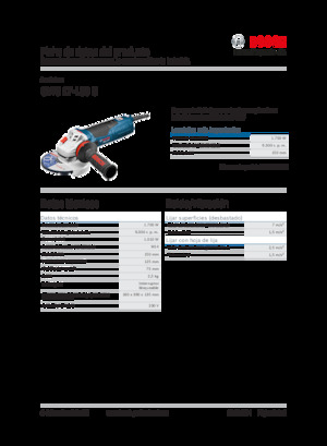 Úhlové brusky Bosch GWS 17-150 C