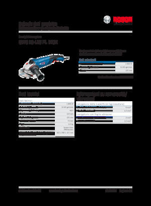 Úhlové brusky Bosch GWS 18-125 PL INOX