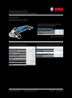 Úhlové brusky Bosch GWS 18-125 PL INOX