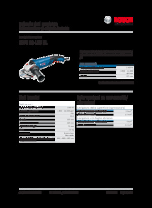 Úhlové brusky Bosch GWS 18-125 SL