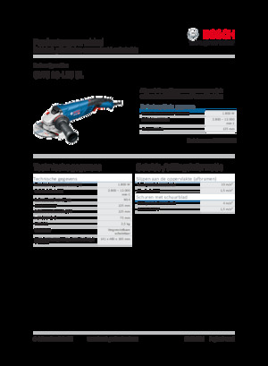 Úhlové brusky Bosch GWS 18-125 SL