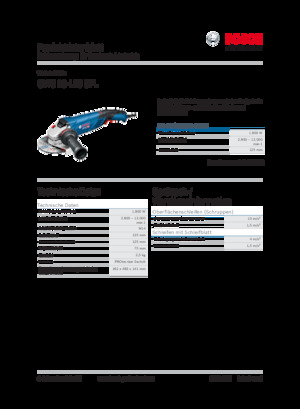 Úhlové brusky Bosch GWS 18-125 SPL