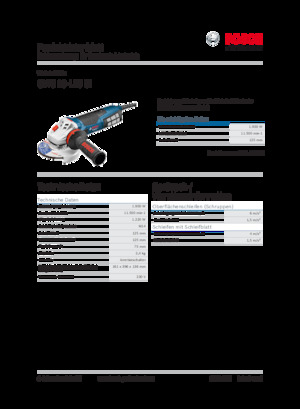 Úhlové brusky Bosch GWS 19-125 CI