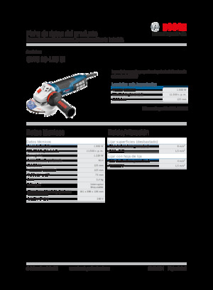 Úhlové brusky Bosch GWS 19-125 CI