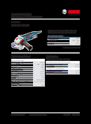 Úhlové brusky Bosch GWS 19-125 CIE